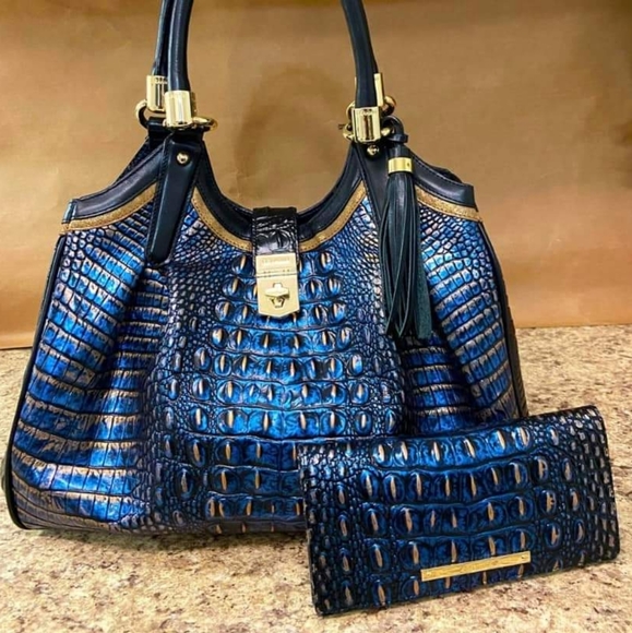 ISO brahmin bags in lapis color. - Picture 7 of 8